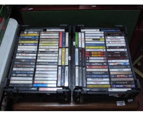 Audio cassettes, over 100 by The Blow Monkeys, Sade, K.D Lang, Michael Jackson, Pat Benatar, Fleetwood Mac, John Lennon, Chri