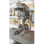 CANADIAN NO. 18 DRILL PRESS W/ HEAVY GAUGE 24" X 52" TABLE (220V)