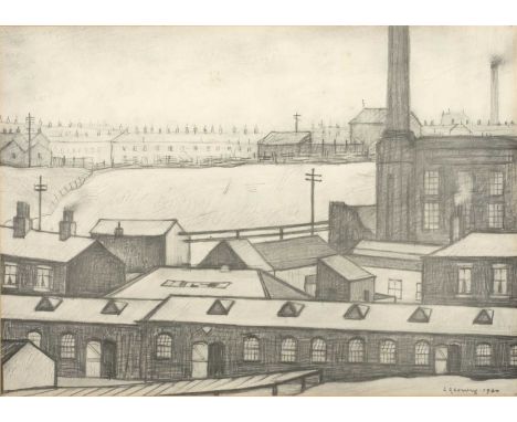 Laurence Stephen Lowry (1887-1976)'Palmerston Street' print, 25.5cm x 35cmCondition report: Display wear and scuffs to the fr