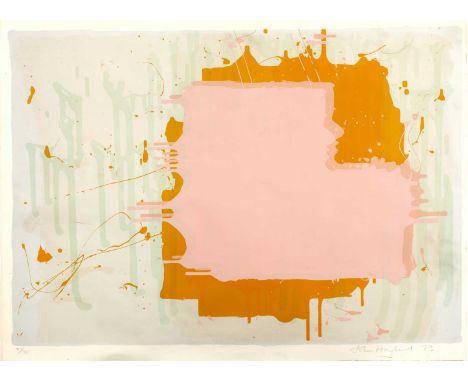 John Hoyland (1934-2011)'Untitled - From Mark Rothko Memorial portfolio' lithograph, numbered 20/75, signed and dated 1973 in
