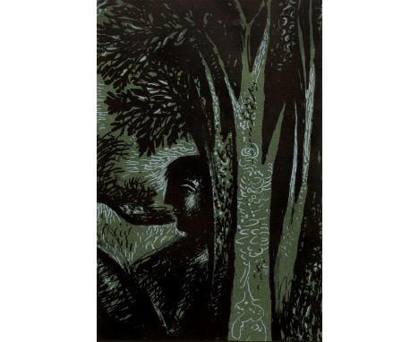John Craxton (1922-2009) 'The poet's eye: Plate 1' lithograph, unsigned, originally from the anthology by Geoffrey Grigson, p