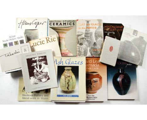 Collection of Studio Ceramic reference books and exhibition cataloguesto include: Hans Coper by Tony Birks, British Studio Ce