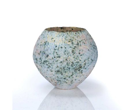 In the manner of Betty Blandino (1927-2011)studio ceramic vase with mottled glaze, unmarked, 16.5cm highCondition report: Con