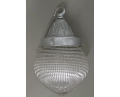 An Art Deco hanging lantern. 22 cm high.