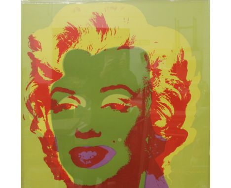 SUNDAY B MORNING, Marilyn Monroe, print, framed. 90.5 x 91 cm.