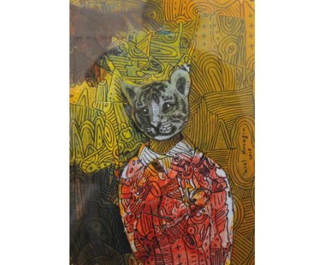PAVEL KURAGIN (20th/21st century) Russian, print, framed and glazed. 29 x 42 cm.
