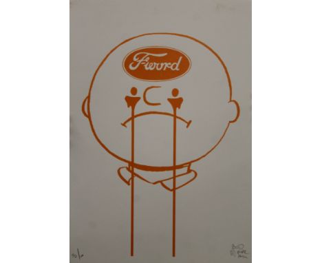 PURE EVIL, From the Car Boot Series, limited edition print, numbered 90/100. 35 x 50 cm.