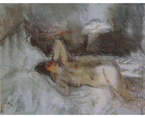 BERNARD DUNSTAN RA (1920-2017) British, Diana, print, signed, framed and glazed. 31.5 x 25.5 cm.