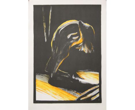 SONIA DELAUNAY (1885-1979) French, Nude, limited edition print, signed and numbered 9/30. 53.5 x 75.5 cm overall.