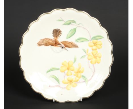 A set of 12 boxed Royal Worcester dessert plates. Limited annual edition, The birds of Dorothy Doughty, 23.5cm. 