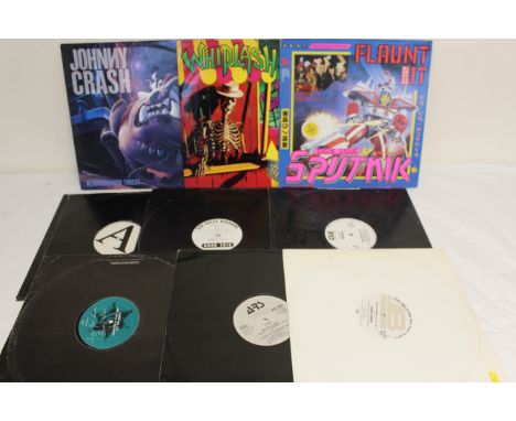 NWOBHM records to include Johnny Crash, 'Neighbourhood Threat' (466224 1 Matrix 01 466226 20 1A1, 1B1) also Whiplash 'Ticket 