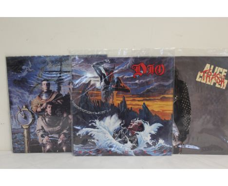 DIO, Holy Diver on Vertigo label matrix Vers 5A//1420W, XTC, Black Sea, Three Def Leppard albums to include Adrenaize, Hyster