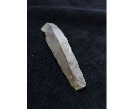 Mesolithic- Danish double edged flint knife belonging to the Ellerbeck culture (5400-4000BC) who were one of the largest civi