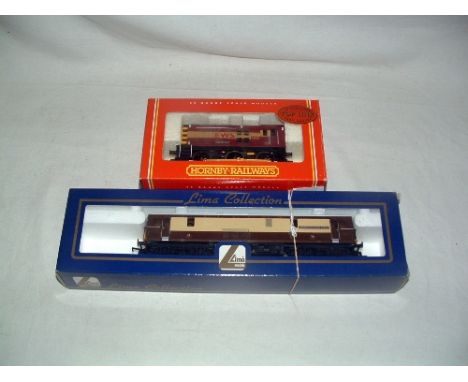 HORNBY/LIMA 2 x Diesels - Hornby R2111 Class 08 0-6-0DS 'Stephen Dent' no 08896 in EWS Maroon Livery (Near Mint Boxed with In