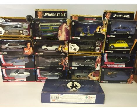 Quantity of Corgi James Bond models: CC04309; CC03801; TY07501; TY04510; CC04101; 05701; 04305; CC06401; TY07601; TY02501; CC