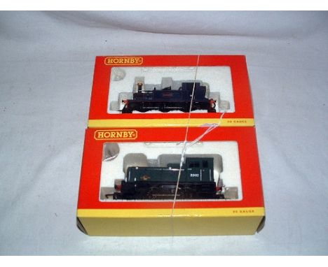 HORNBY an 0-6-0T and 0-4-0DS - R2216 K & ESR 'Terrier' 0-6-0T 'Bodiam' and R2188 BR Green Class 06 0-4-0DS no D2412. Both Min