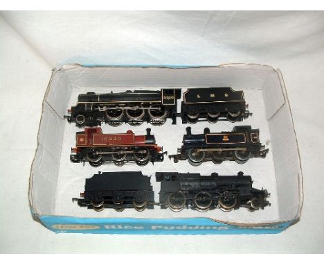 MAINLINE/HORNBY/LIMA 4 x LMS/BR(M) locomotives - Mainline 37065 LMS Black rebuilt Patriot 4-6-0 'Sir Frank Ree' (Excellent), 