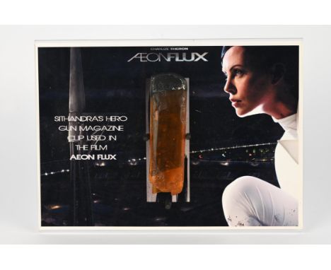 Aeon Flux (2005) - Plastic firearm magazine, complete with display and COA from the 2005 Charlize Theron futuristic sci fi th