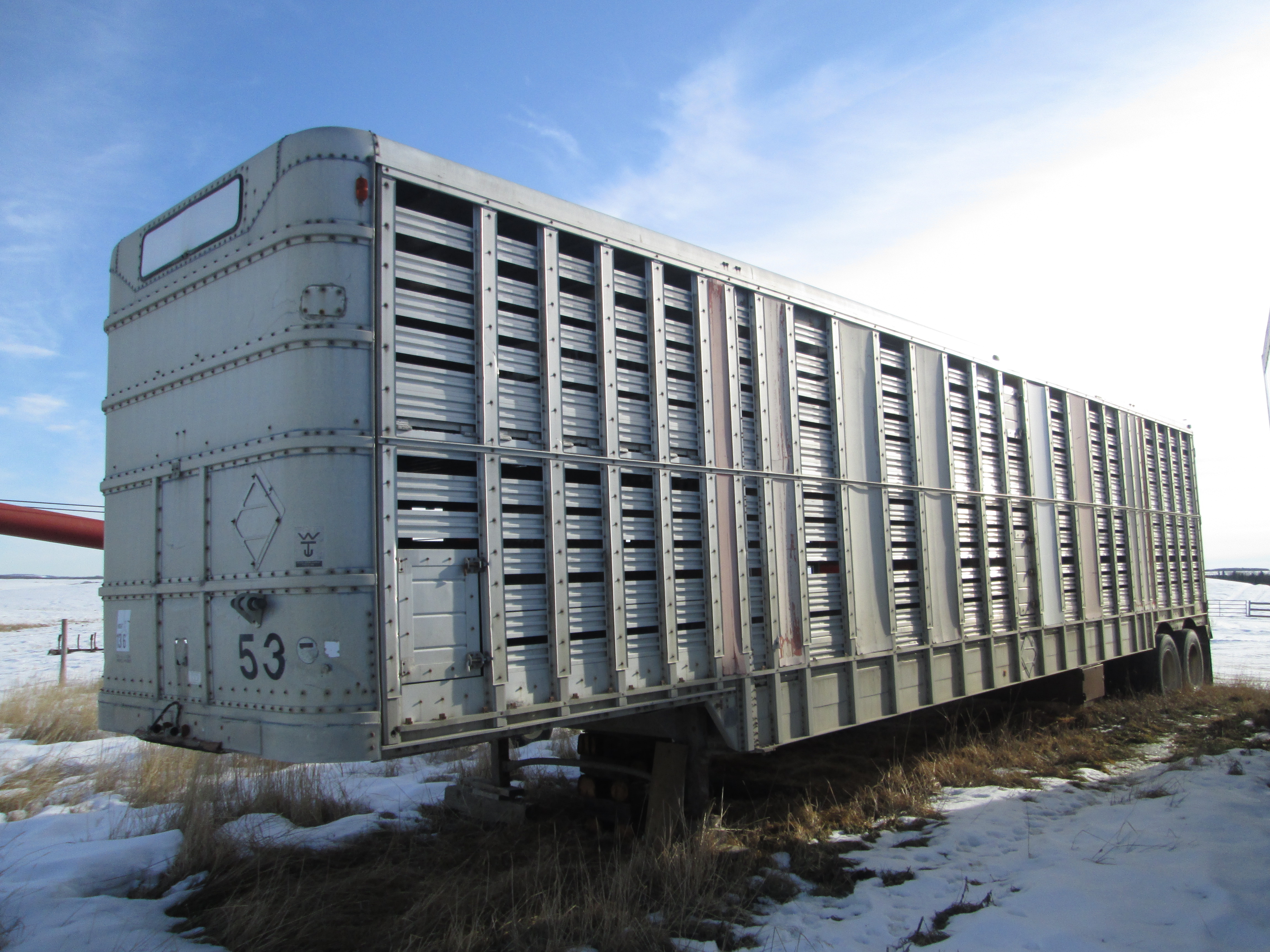 1986 53' Wilson TA cattle liner