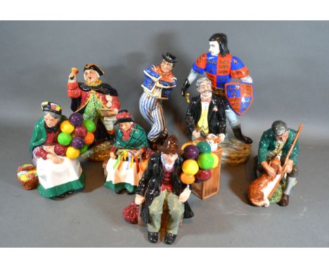 A Royal Doulton Figure 'The Hornpipe' HN 2161 together with another 'Town Cryer' HN 2119 another 'Lord Olivier as Richard III