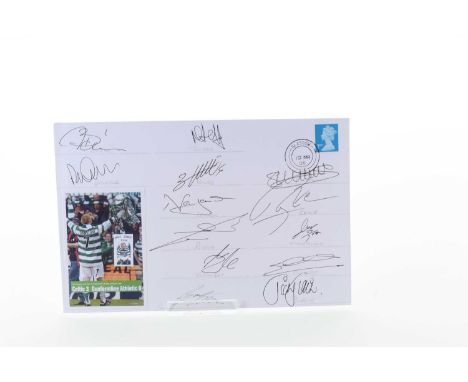 CELTIC F.C., COLLECTION OF SIGNED COVERS,  comprising vs. Man Utd 21st Nov 2006 (legendary Nakamura freekick game), Dundee Ut