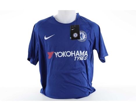 ANTONIO CONTE OF CHELSEA F.C., SIGNED JERSEY, loose, CONTE 1 verso, Nike tagsize L