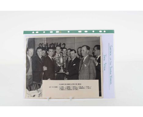 JOCK STEIN OF CELTIC F.C., COLLECTION OF ITEMS, including 1954/55 player of the year presentation programme, supporters assoc