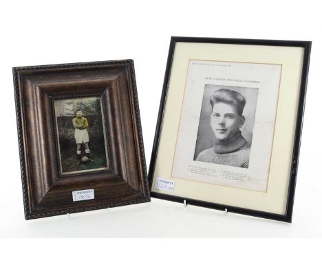 JOHN THOMSON OF CELTIC F.C., COLLECTION OF ITEMS, CIRCA 1930s AND LATER  comprising Lambert &amp; Butler cigarette card, furt