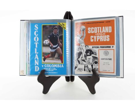 SCOTLAND INTERNATIONAL, COLLECTION OF FOOTBALL PROGRAMMES, 1961 ONWARDS Including various competitions (home championships), 