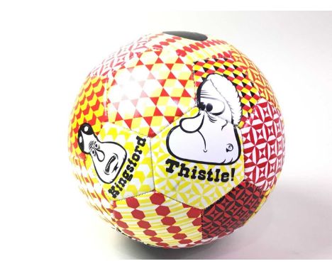 BARRY McGHEE FOR PARTICK THISTLE F.C., LIMITED EDITION FOOTBALL, 2015 This is one of 2,000 produced in conjunction with visua