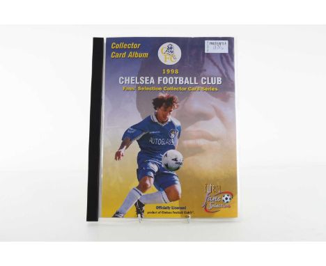 CHELSEA F.C., COLLECTION OF ITEMS, comprising complete 1998 Futera album, Charlie Cooke welcome programme vs. Blackburn Rover