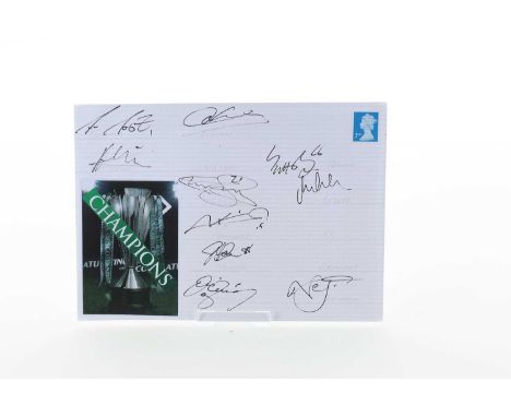 CELTIC F.C., COLLECTION OF SIGNED COVERS,  comprising vs. Blackburn Rovers 31st October 2002, Aberdeen 6th Nov 2010, Scottish