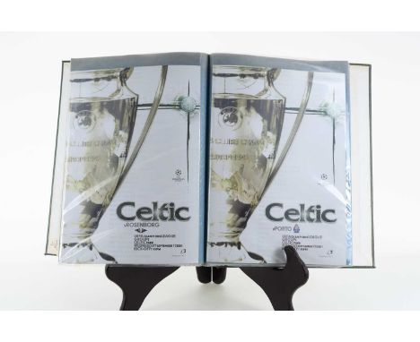 CELTIC F.C., COLLECTION OF EUROPEAN PROGRAMMES, CIRCA 1962 ONWARDS  including vs. Valencia 24th Oct 1962, Basel 17th Sept and