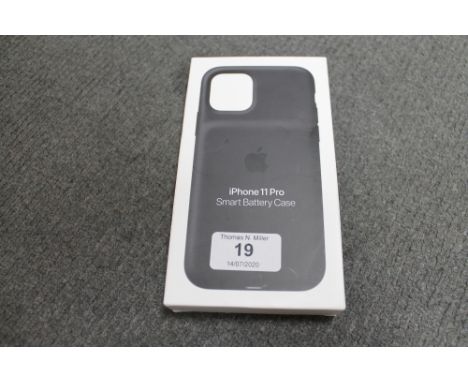 Apple : iPhone 11 Pro Smart Battery Case, model A2184, black, brand new &amp; boxed. (R.R.P. £129.00)