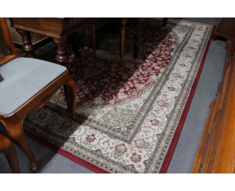 A large contemporary Persian carpet. 