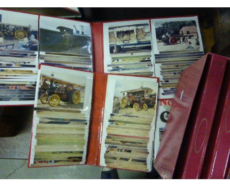 Three Albums of Photographs 1970's / 80's of Stema Engine, Gypsy Caravans, etc at Steam Fairs