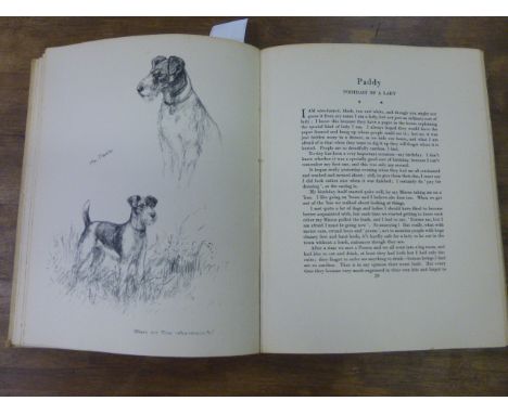 Hardback Book - Just Dogs by K F Barker with illustrations 1934