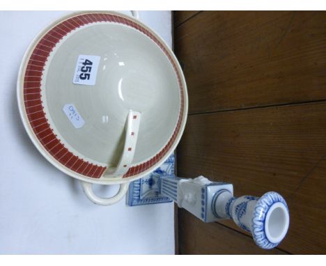 Susie Cooper Tureen and Royal Copenhagen Candlestick