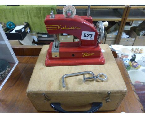 Vintage Boxed Child's Vulcan Minor Sewing Machine 
