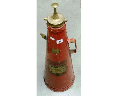 Vintage Rayner Conical Fire Extinguisher 