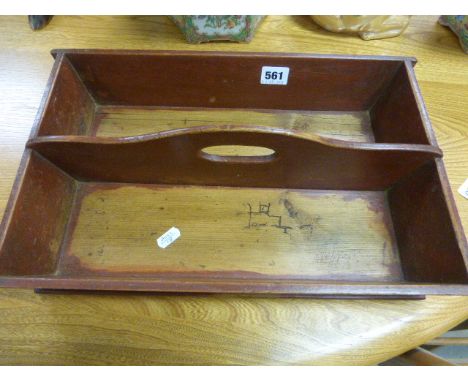 Vintage Pine Cutlery Tray