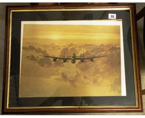 Framed and Glazed Coulson Print of Hurricane