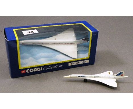 Boxed Corgi British Airways Concorde and Loose Air France Conocrde