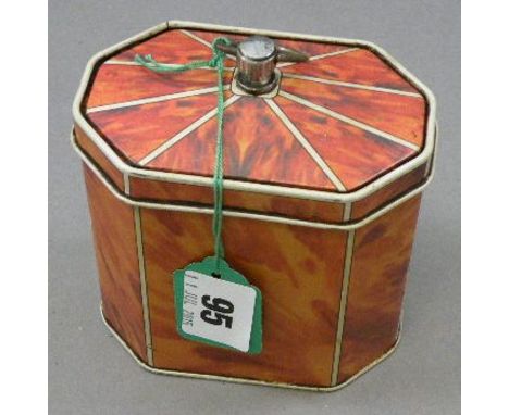 Georgian Style Toleware Tea Caddy