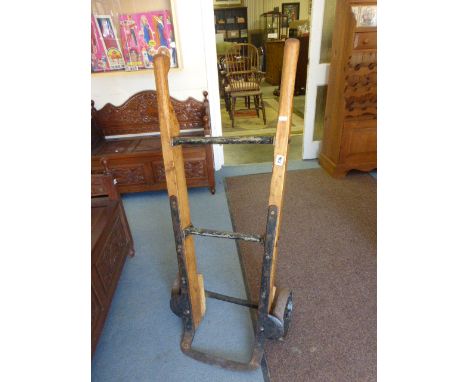 Set of Vintage Pine Sack Trucks