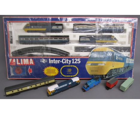 Lima Inter-City 125 original box with track and power unit - Hornby Thomas the Tank Engine train, Lima 'The Burma Star' 33056