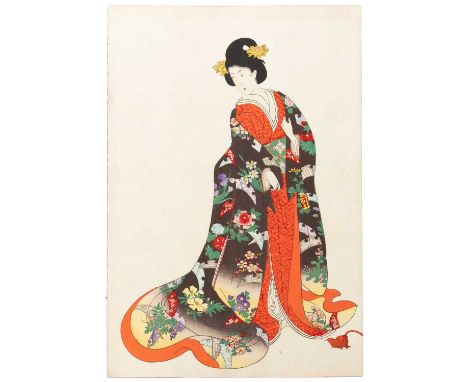 YOSHU / TOYOHARA CHIKANOBU (1838-1912) BIJIN-GA (PORTRAITS OF BEAUTIES) MEIJI ERA, C.1896  A collection of six Japanese oban 