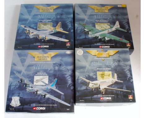 Eight various boxed Corgi Aviation Archive mixed scale aircraft, to include Ref. Nos. AA31901, 47101, 48205, 49204, 49205, AA