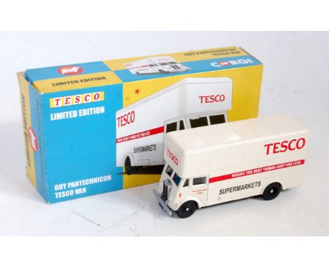 A Corgi Toys 1:76 scale Tesco limited edition guy pantechnicon van, appears as issued in the original plastic packed box, wit