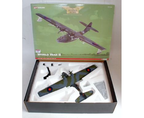 A Corgi Aviation Archive 1/72 scale model No. AA36101 WWII Catalina Mk2A No. 209 Squadron aircraft, appears as issued in the 